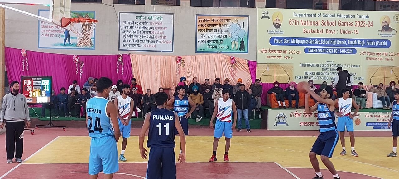 ਬਾਸਕਟਬਾਲ ਦੇ ਪ੍ਰੀ-ਕੁਆਰਟਰ ਫਾਈਨਲ 'ਚ ਪੰਜਾਬ ਨੇ ਕੇਰਲ ਨੂੰ 112-54 ਨਾਲ ਹਰਾਇਆ